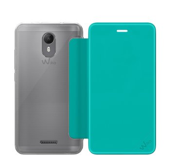 Wiko WIFLF0102 custodia per cellulare Custodia flip a libro Turchese