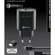 Cellularline USB Charger Kit 18W - USB-C - Huawei, Xiaomi, Wiko, Asus and other smartphone Caricabatterie da rete adattivo 18W con cavo USB-C 5