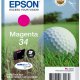 Epson Golf ball Singlepack Magenta 34 DURABrite Ultra Ink 2
