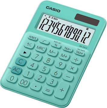 Casio MS-20UC-GN calcolatrice Desktop Calcolatrice di base Verde