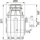 Franke TE-75 Alimentazione continua 0,75 cv 3