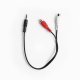 Ekon ECAJACK2RCA05MF cavo audio 0,3 m 3.5mm 2 x RCA Nero 2