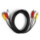 Ekon ECV3RCA30MM cavo video composito 3 m RCA Nero 2