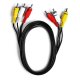 Ekon ECV3RCA15MM cavo video composito 1,5 m RCA Nero 2