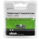 Ekon ECSATADATMM adattatore per inversione del genere dei cavi F 9.5 mm Acciaio inox 3