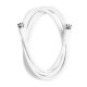 Ekon ECSAT20MMW cavo coassiale 2 m Tipo F Bianco 2