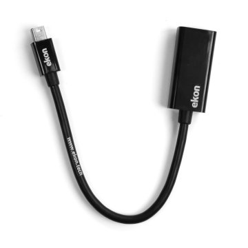 Ekon ECITDISPLHDMI cavo e adattatore video Mini DisplayPort HDMI tipo A (Standard) Nero