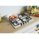 Candy Timeless CHG6BR4WX Acciaio inox Da incasso 60 cm Gas 4 Fornello(i) 9