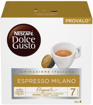 Nestle Nescafé Dolce Gusto Espresso Milano Capsule caffè 16 pz