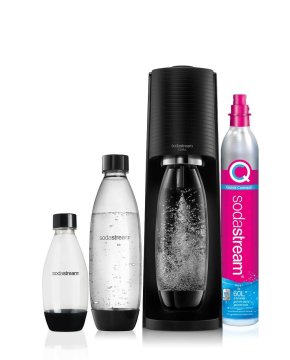 SodaStream Terra Nero Value Pack Metallo, Plastica, Polietilene tereftalato (PET)