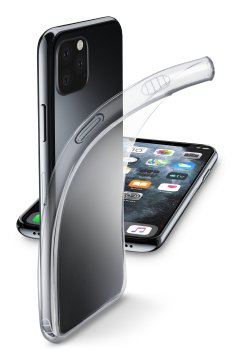 Cellularline Fine - iPhone 11 Pro Cover in gomma morbida ultra sottile e trasparente