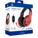 Bigben Interactive PS4OFHEADSETV3R cuffia e auricolare Cablato A Padiglione Giocare Rosso 8