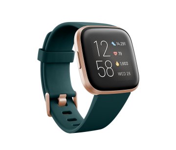 Fitbit Versa 2 3,55 cm (1.4") AMOLED 40 mm Digitale 300 x 300 Pixel Touch screen Nero, Oro Wi-Fi