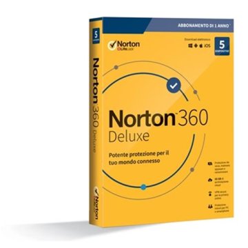 NortonLifeLock Norton 360 Deluxe 2020 Sicurezza antivirus Full 5 licenza/e 1 anno/i