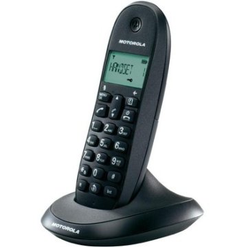 Motorola C1001L Telefono DECT Identificatore di chiamata Nero