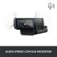 Logitech C920S HD Pro Webcam, Videochiamata Full HD 1080p/30fps, Audio Stereo ‎Chiaro, ‎Correzione Luce HD, Privacy Shutter, Per Skype, Zoom, FaceTime, Hangouts, ‎‎PC/Mac/Laptop/Tablet/XBox‎, Nero 13