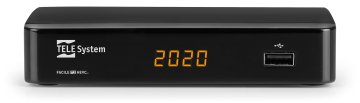 TELE System FACILE/01 T2HEVC (no PVR) Ethernet (RJ-45), Terrestre Full HD Nero