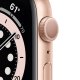 Apple Watch Serie 6 GPS, 40mm in alluminio oro con cinturino Sport Rosa sabbia 3