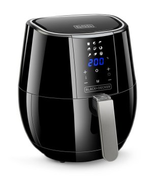 Nero & Decker BXAF3500E friggitrice Singolo 3 L Indipendente Friggitrice ad aria calda Nero