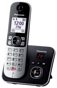 Panasonic KX-TG6861 Telefono DECT Identificatore di chiamata Nero, Grigio