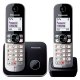 Panasonic KX-TG6852JTB telefono Telefono DECT Identificatore di chiamata Nero, Grigio 2
