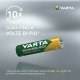 Varta Recharge Accu Power AAA 1000 mAh Blister da 2 (Batteria NiMH Accu Precaricata, Micro, ricaricabile, pronta all'uso) 5