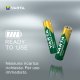 Varta Recharge Accu Power AAA 1000 mAh Blister da 2 (Batteria NiMH Accu Precaricata, Micro, ricaricabile, pronta all'uso) 6