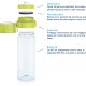 Brita Fill&Go Bottle Filtr Lime Bottiglia per filtrare l'acqua Lime, Trasparente 10
