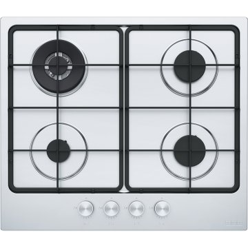 Franke FHSM 604 3G DC XS E Nero, Acciaio inox Da incasso 59 cm Gas 4 Fornello(i)