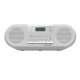 Panasonic RX-D552 Digitale 20 W DAB, DAB+, FM Bianco Riproduzione MP3 2