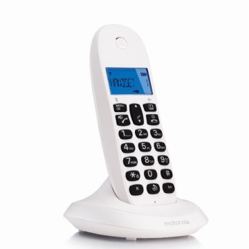 Motorola C1001 Telefono DECT Identificatore di chiamata Bianco