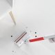 Roidmi X15 Aspirapolvere a bastone 2 in 1 Batteria Secco HEPA Senza sacchetto Rosso, Bianco 2,2 Ah 10