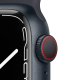 Apple Watch Series 7 GPS + Cellular, 41mm Cassa in Alluminio Mezzanotte con Mezzanotte Cinturino Sport - 4