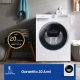 Samsung WW90T684DLH/S3 lavatrice a caricamento frontale Ecodosatore+Addwash™ 9 kg Classe A 1400 giri/min, Porta nero/inox + Display silver 9