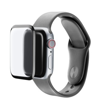 Cellularline Impact Glass Watch - Apple Watch 45mm Vetro ibrido estremamente flessibile e resistente