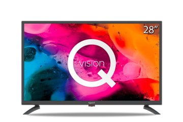 QBell Technology QT28A73 TV 71,1 cm (28") HD Nero 180 cd/m²