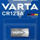 Varta LITHIUM Cylindrical CR123A, CR17345 (Batteria a celle rotonde, 3V) Blister da 1 3
