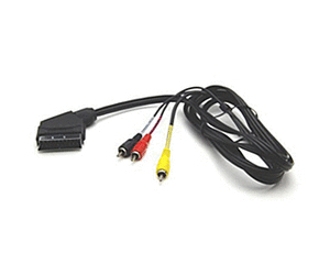 G&BL 2.0m Scart/3xRCA 2 m SCART (21-pin) Nero