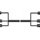 G&BL 1.5m RCA cavo video composito 1,5 m 3 x RCA 2