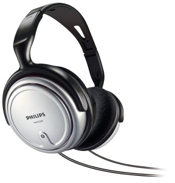 Philips SHP2500/00 cuffia e auricolare Cuffie Cablato A Padiglione MUSICA Nero, Argento