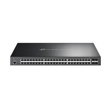 TP-Link Omada SG3452XP switch di rete Gestito L2+ Gigabit Ethernet (10/100/1000) Supporto Power over Ethernet (PoE) 1U Nero