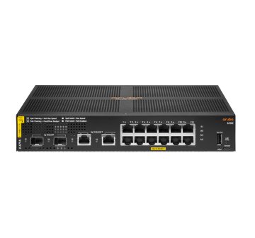 HPE Aruba Networking Aruba 6100 12G Class4 PoE 2G/2SFP+ 139W Gestito L3 Gigabit Ethernet (10/100/1000) Supporto Power over Ethernet (PoE) 1U Nero