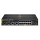 HPE Aruba Networking Aruba 6100 12G Class4 PoE 2G/2SFP+ 139W Gestito L3 Gigabit Ethernet (10/100/1000) Supporto Power over Ethernet (PoE) 1U Nero 2