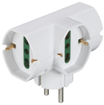 Vimar RI.00316.B adattatore per presa di corrente Bianco