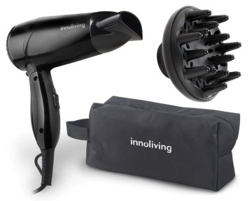 Innoliving INN-618 asciuga capelli 1600 W Nero