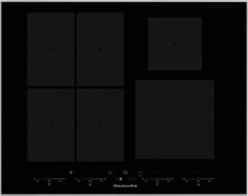 KitchenAid KHIMS 66500 Nero Da incasso 65 cm Piano cottura a induzione 6 Fornello(i)