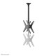 Neomounts FPMA-C340DBLACK Supporto a soffitto per doppio monitor/TV 32-75