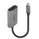 Lindy 43327 cavo e adattatore video 0,11 m USB tipo-C HDMI Nero, Grigio 2