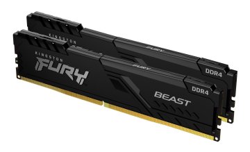 Kingston Technology FURY Beast 16GB 3200MT/s DDR4 CL16 DIMM (Kit da 2) Nero