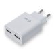 i-tec CHARGER2A4W Caricabatterie per dispositivi mobili Telefono cellulare Bianco AC Interno 2